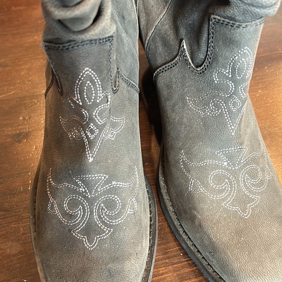 Santa Fe boot company Grey cowboy boots cowgirl boots new size 9 - Picture 2 of 5